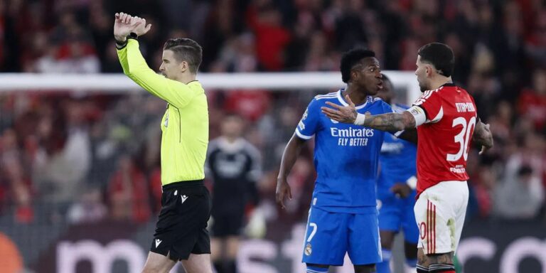 gianluca prestianni leva suspensão provisória da uefa após acusação de ato racista contra vini jr.
