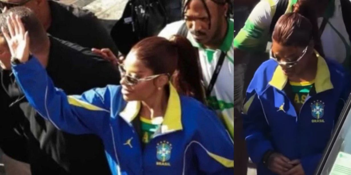 ludmilla vaza suposta jaqueta da seleção brasileira para a copa do mundo 2026