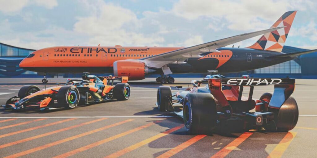 mclaren firma acordo de patrocínio com etihad airways para fórmula 1 e wec