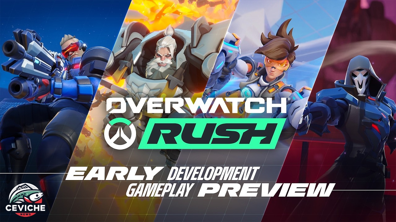 blizzard anuncia overwatch rush y muestra su primer gameplay en móviles