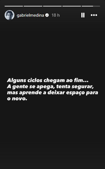 “aposentadoria” de gabriel medina é aposta da hope em nova campanha publicitária