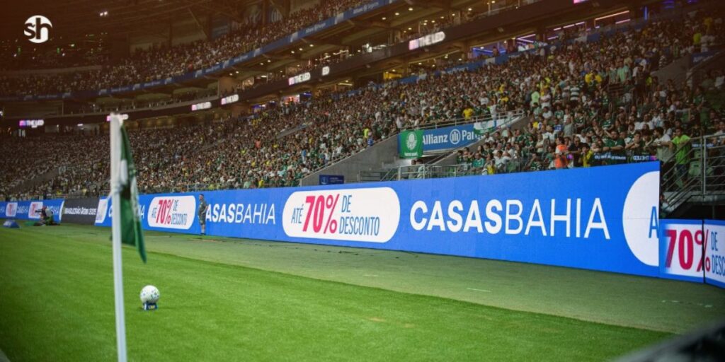 adidas, casas bahia e seara fecham com sports hub para jogos do palmeiras em casa no brasileirão