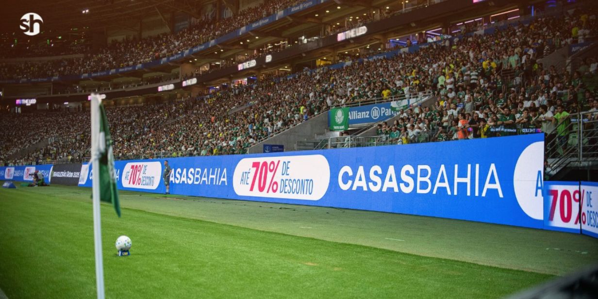 adidas, casas bahia e seara fecham com sports hub para jogos do palmeiras em casa no brasileirão
