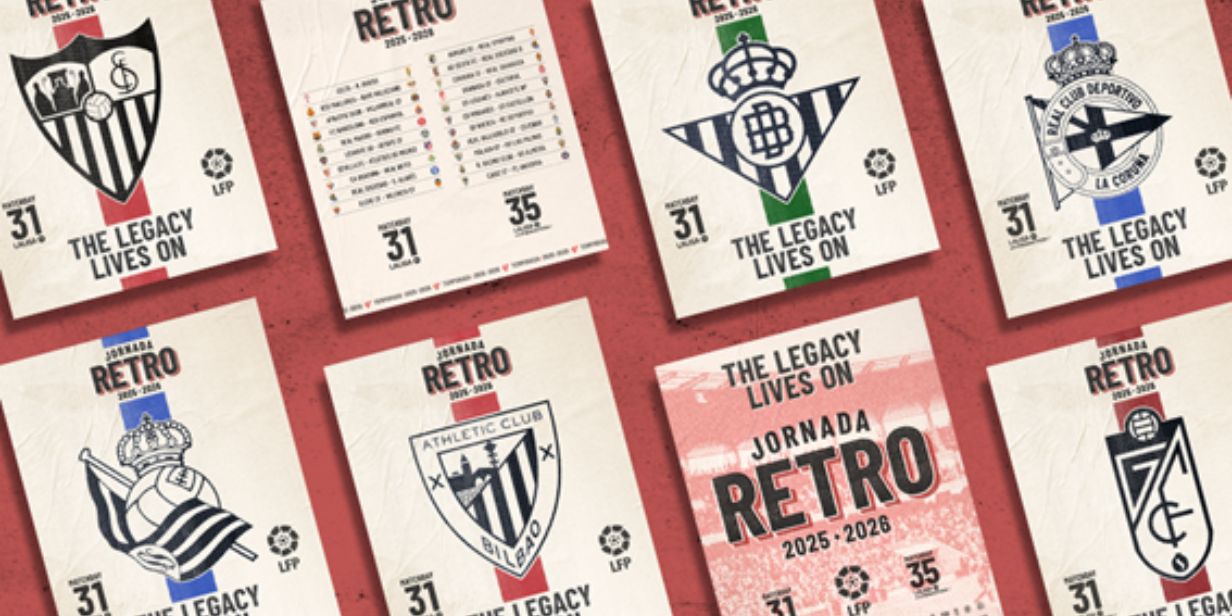 laliga faz ação com times da 1ª e 2ª divisão e terá rodada retrô em abril