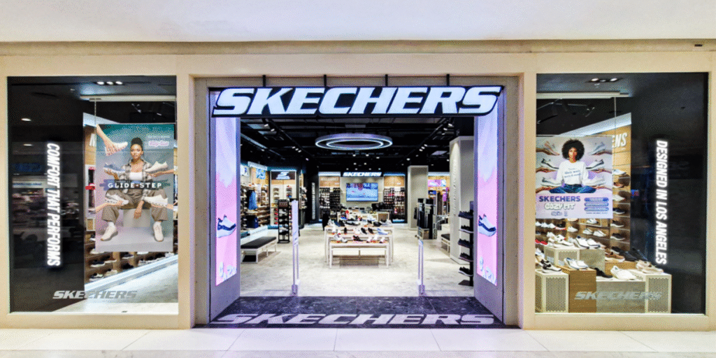 skechers tenta avançar no mercado brasileiro com naming rights em sp e loja conceito no rj