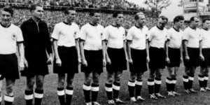 a evolução das camisas das seleções campeãs mundiais ao longo das copas do mundo: alemanha