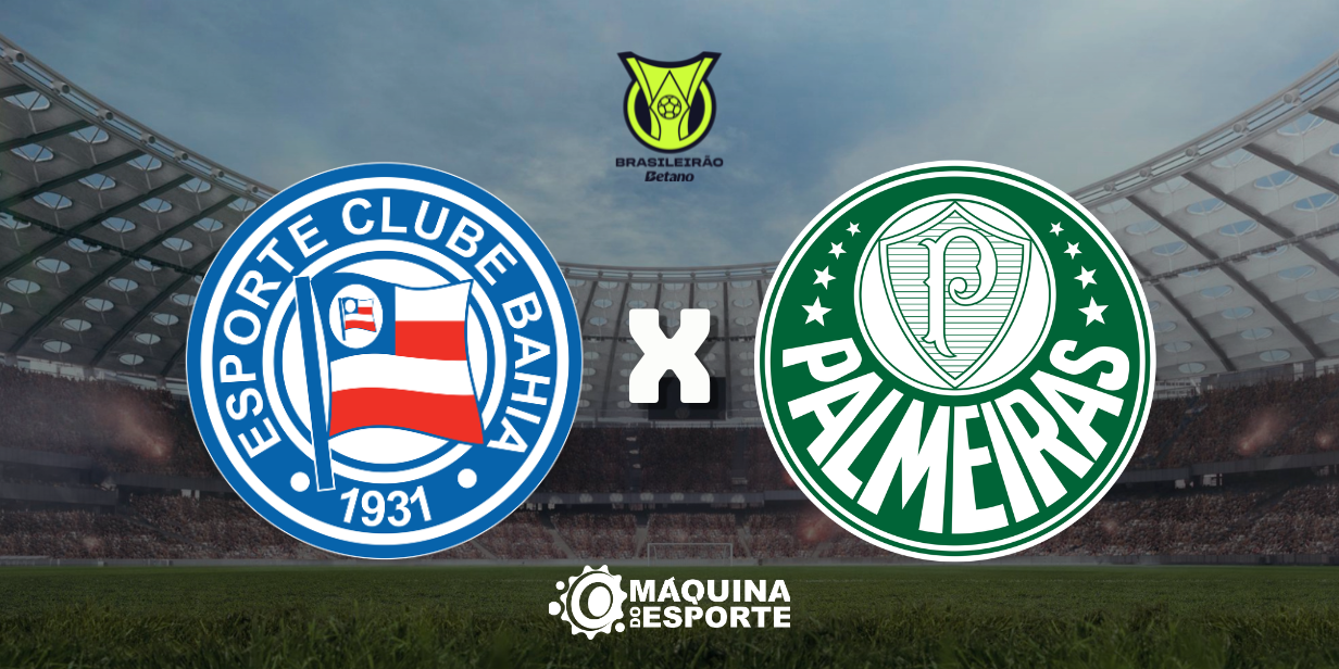 bahia x palmeiras: onde assistir ao jogo da 10ª rodada do brasileirão