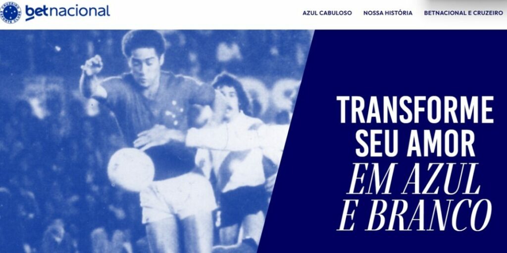betnacional lança campanha com cruzeiro e aposta em engajamento da torcida em 2026