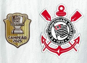 corinthians estreia na copa do brasil com patch de campeão sem marca da betano