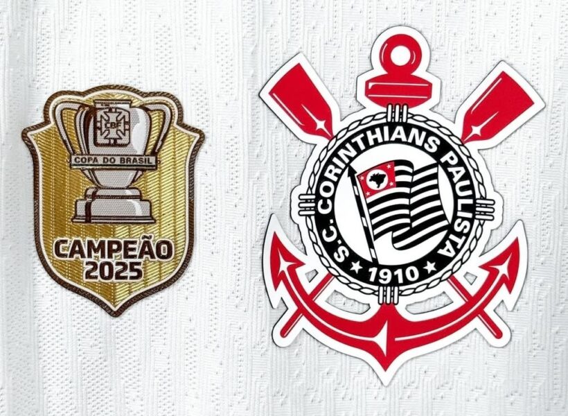 corinthians estreia na copa do brasil com patch de campeão sem marca da betano