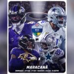 baltimore ravens será o adversário do dallas cowboys no nfl rio game 2026