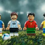 lego lança linha de produtos com vini jr., cristiano ronaldo, messi e mbappé
