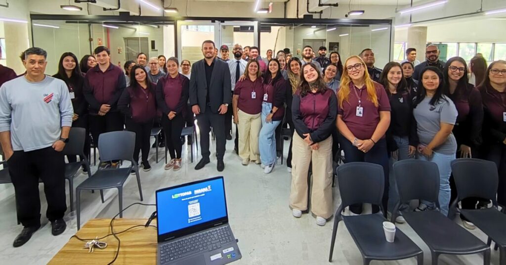 funcionários do athletico pr recebem treinamento de integridade esportiva promovida pela lottopar
