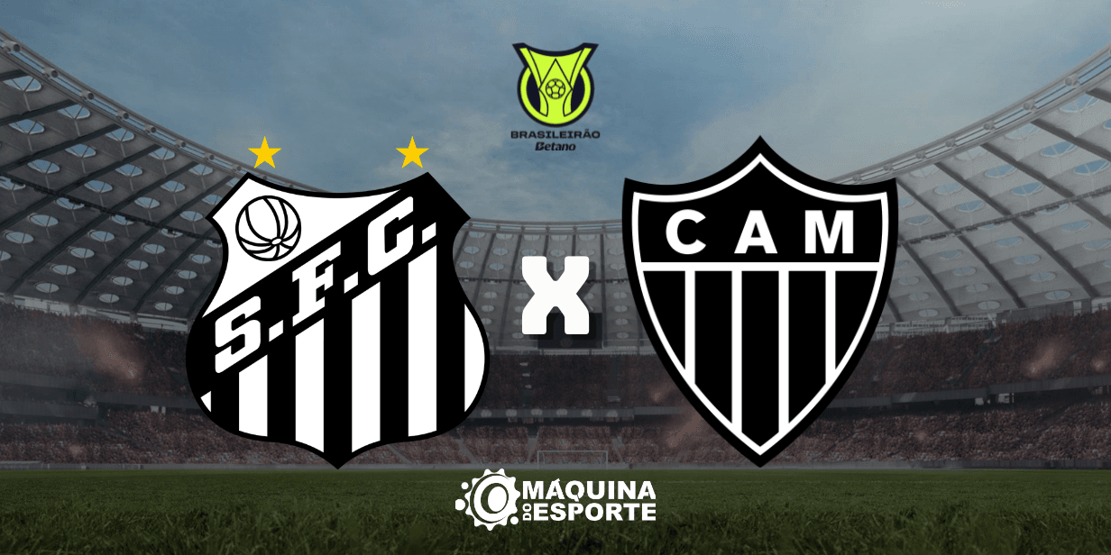 santos x atlético mg: onde assistir ao jogo da 11ª rodada do brasileirão