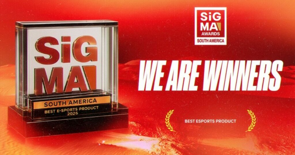 betby amplia sequência vitoriosa em 2026 com prêmio de melhor produto de esports no sigma south america awards 2026