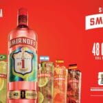 smirnoff lança 48 receitas de drinques e investe em eventos presenciais para copa do mundo 2026