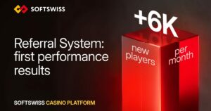 sistema de referência da softswiss atrai 6 mil novos jogadores em um mês