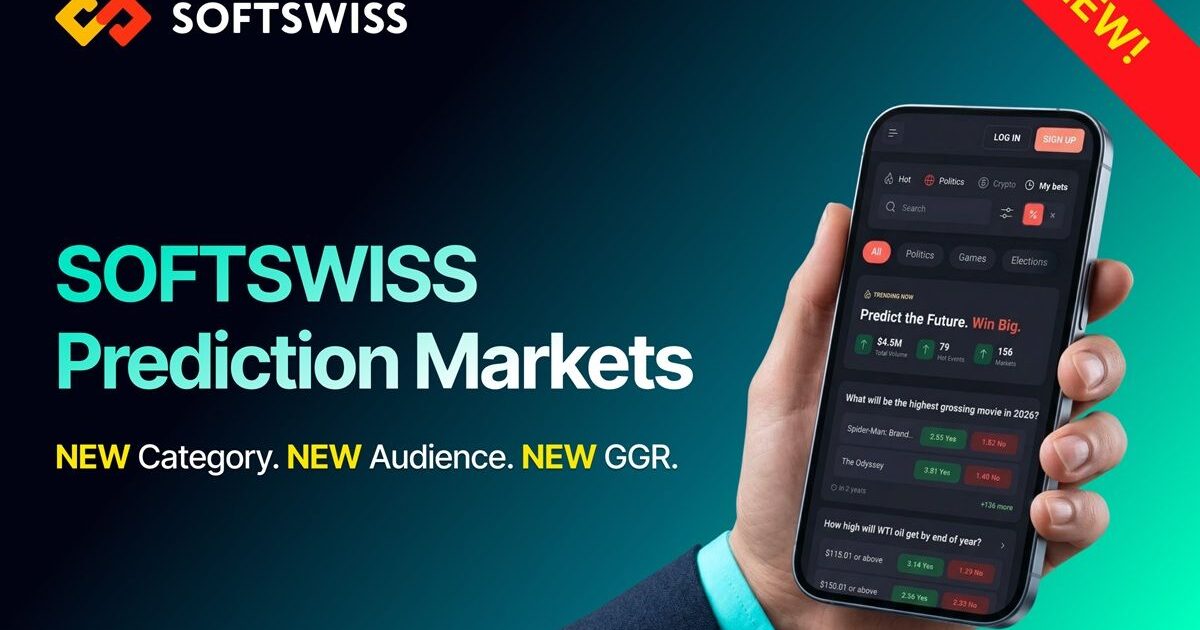 softswiss lança mercados de previsão com odds fixas para operadores de igaming