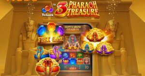 3 pharaoh treasure: tada gaming lança novo slot com temática do antigo egito