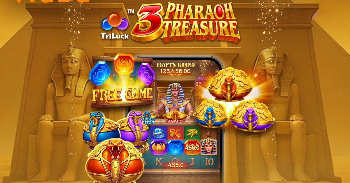 3 pharaoh treasure: tada gaming lança novo slot com temática do antigo egito