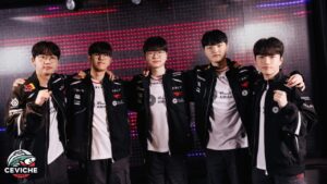 lck: t1 se recupera de un inicio complicado y vence a hle con faker como figura