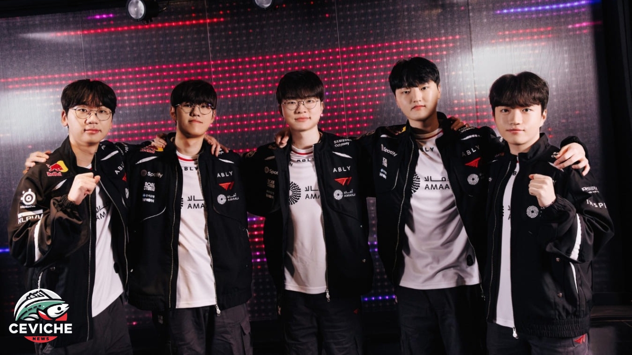 lck: t1 se recupera de un inicio complicado y vence a hle con faker como figura