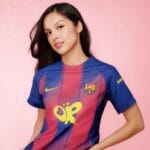 barcelona jogará el clásico com cantora olivia rodrigo na camisa em nova ativação do spotify