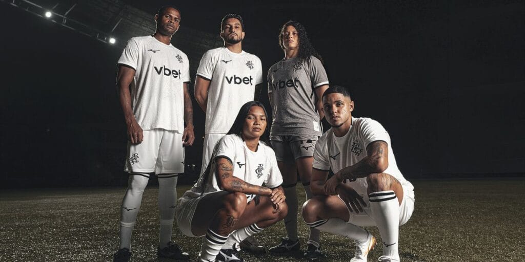 mizuno lança primeiras camisas do botafogo em versões alvinegra e branca