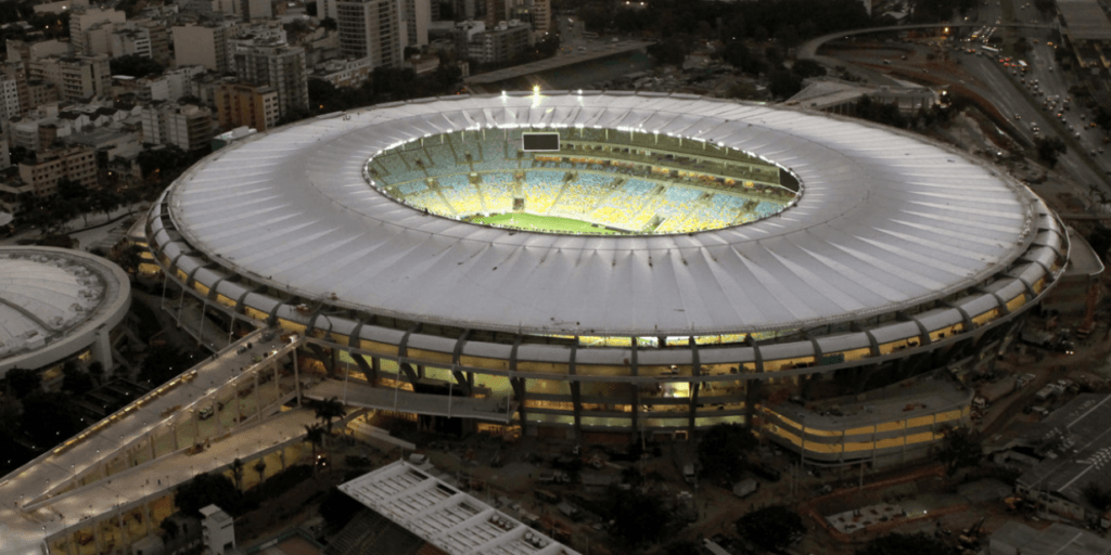 os negócios por trás dos estádios das finais de copa do mundo: maracanã, brasil, 1950 e 2014