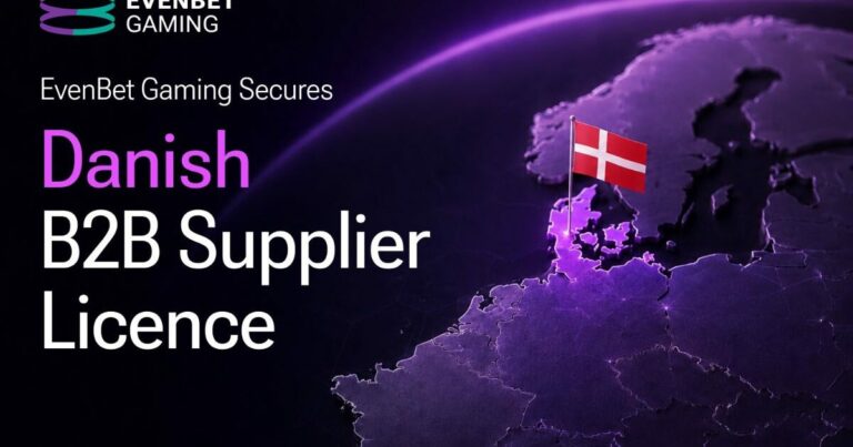 evenbet gaming secures danish b2b supplier licence