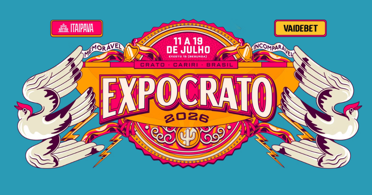operadora de apostas será patrocinado oficial do expocrato 2026; veja a programação