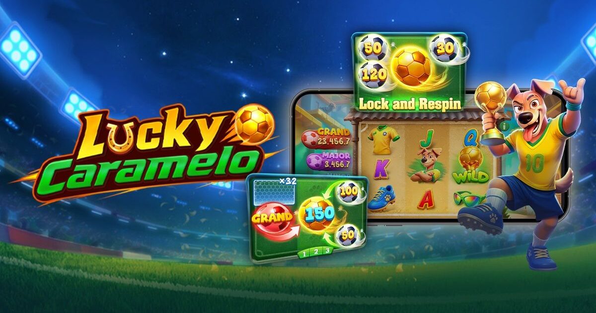 tada gaming lança lucky caramelo com temática de futebol