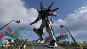 cómo encontrar el robot gigante en forza horizon 6