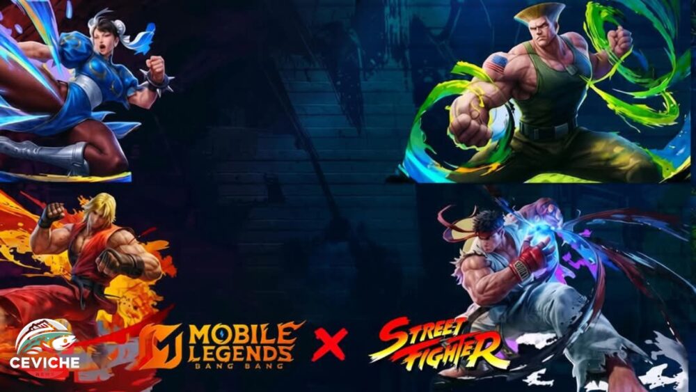 filtran colaboración de mobile legends x street fighter con nuevo sistema de skins personalizables