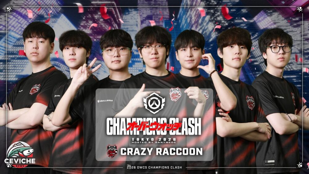 crazy racoon derrota a twisted minds y conquista el champions clash 2026 de overwatch