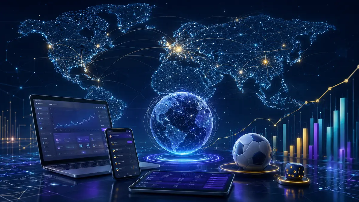 Mercado global de iGaming e apostas online